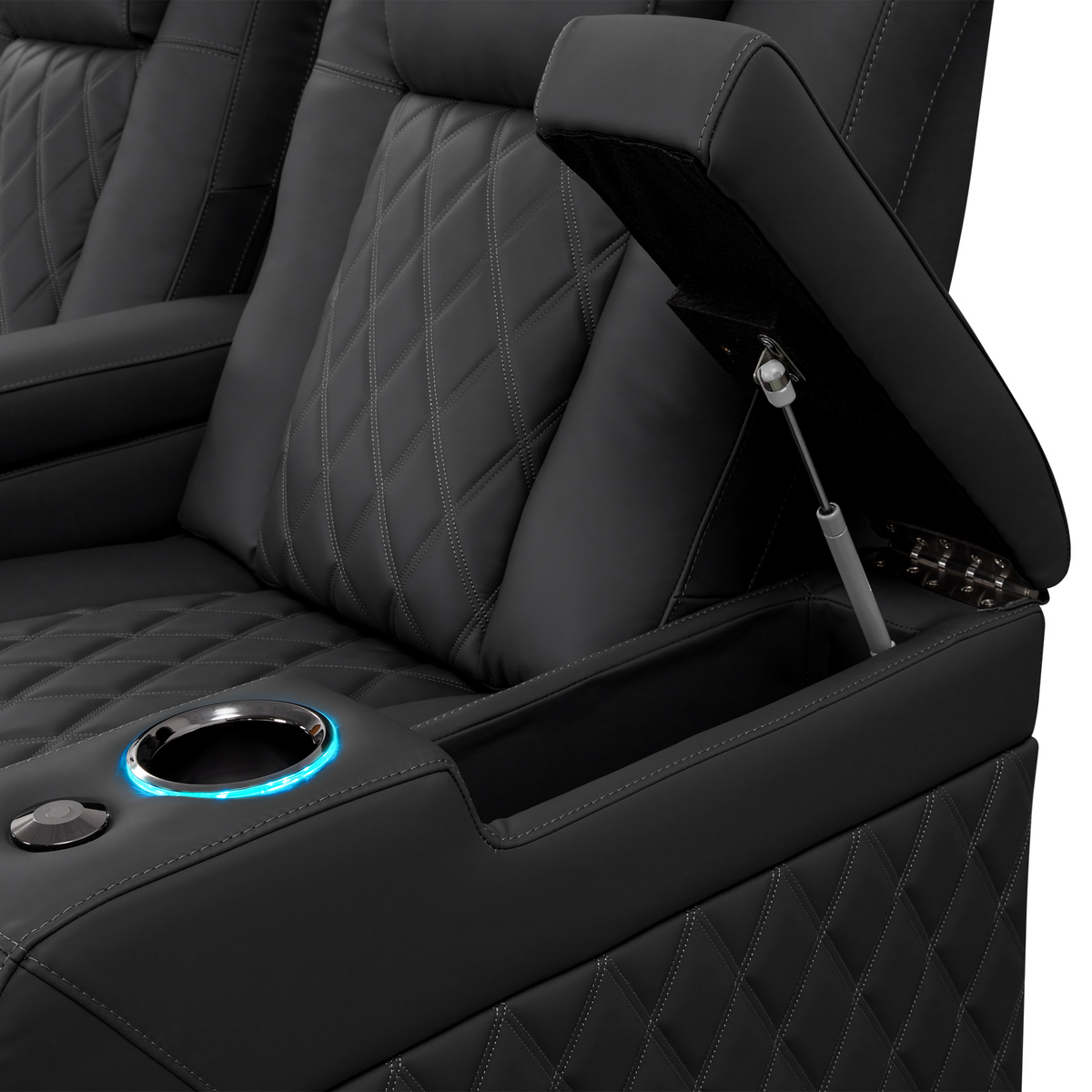 Valencia Tuscany Luxury Edition Home Theater Seating | Semi-Aniline Italian Nappa Leather Power Recliner