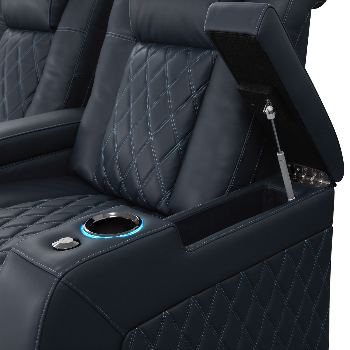 Valencia Tuscany Luxury Edition Home Theater Seating | Semi-Aniline Italian Nappa Leather Power Recliner