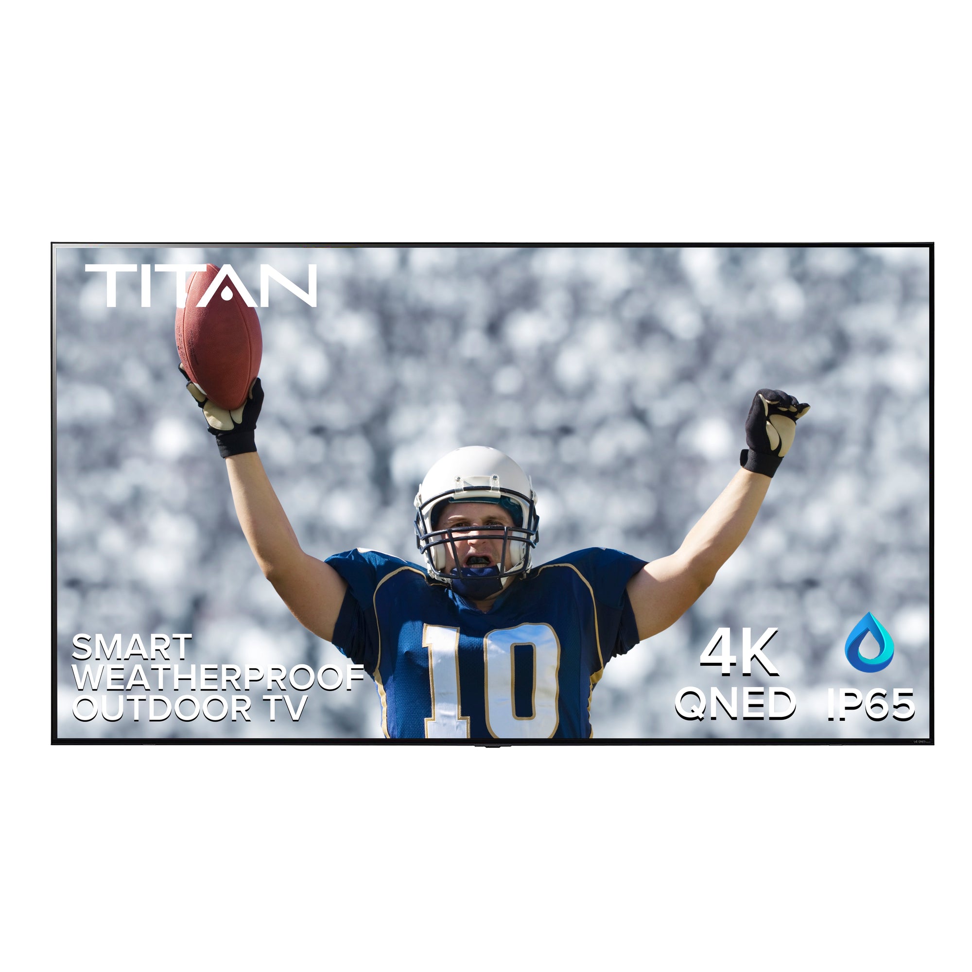 Titan L300 Mini-LED QNED Full Sun Outdoor TV 4K,1349 Nit Brightness, IP65 Weatherproof Smart TV,WebOS, Dolby Atmos, Assembled in USA 2 Year Warranty