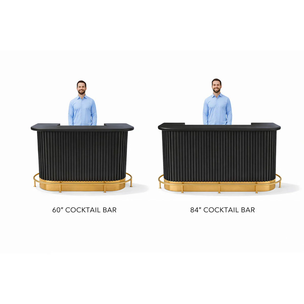 RAM Game Room Prohibition 60" Cocktail Bar