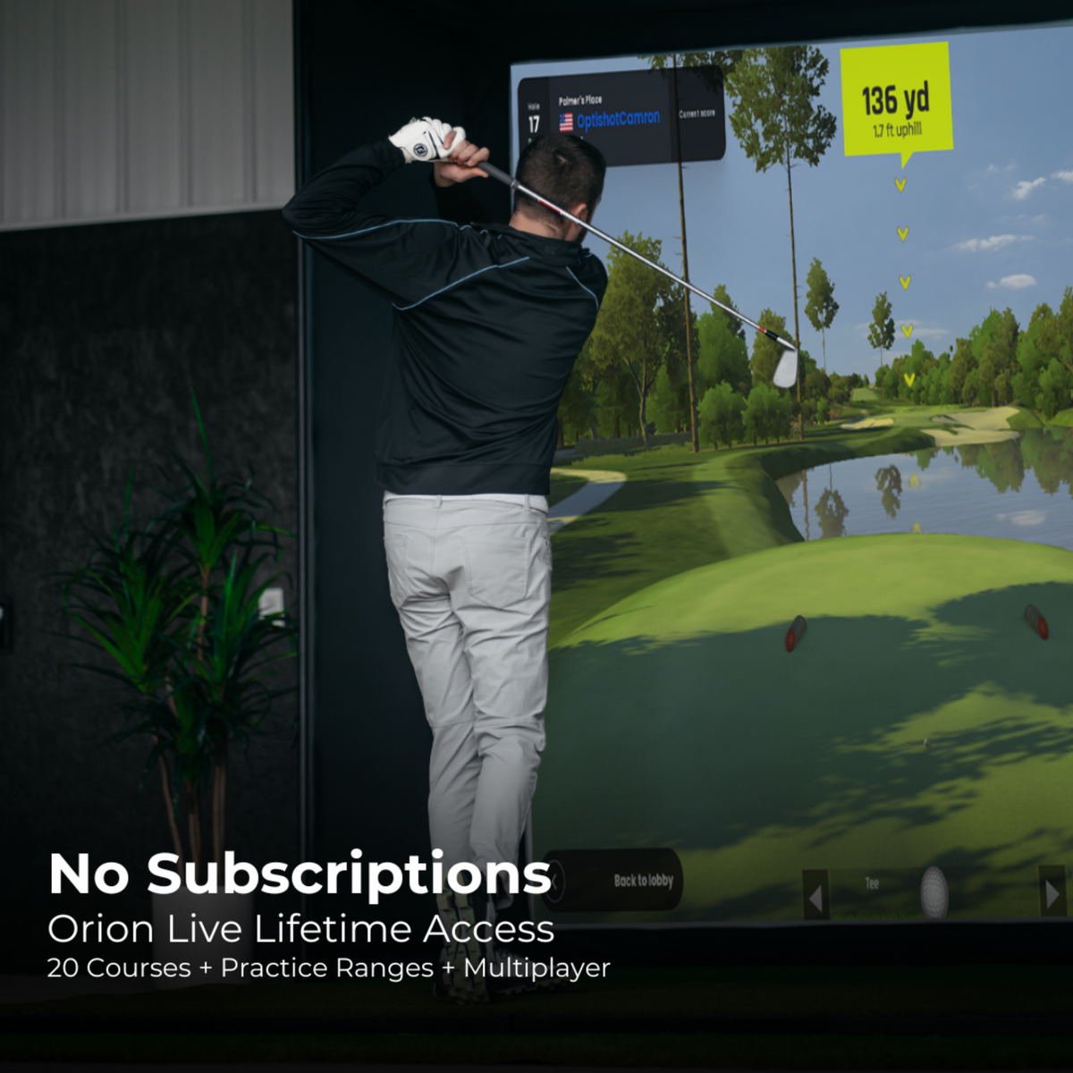 OptiShot Nova Golf Simulator (Sim Only)