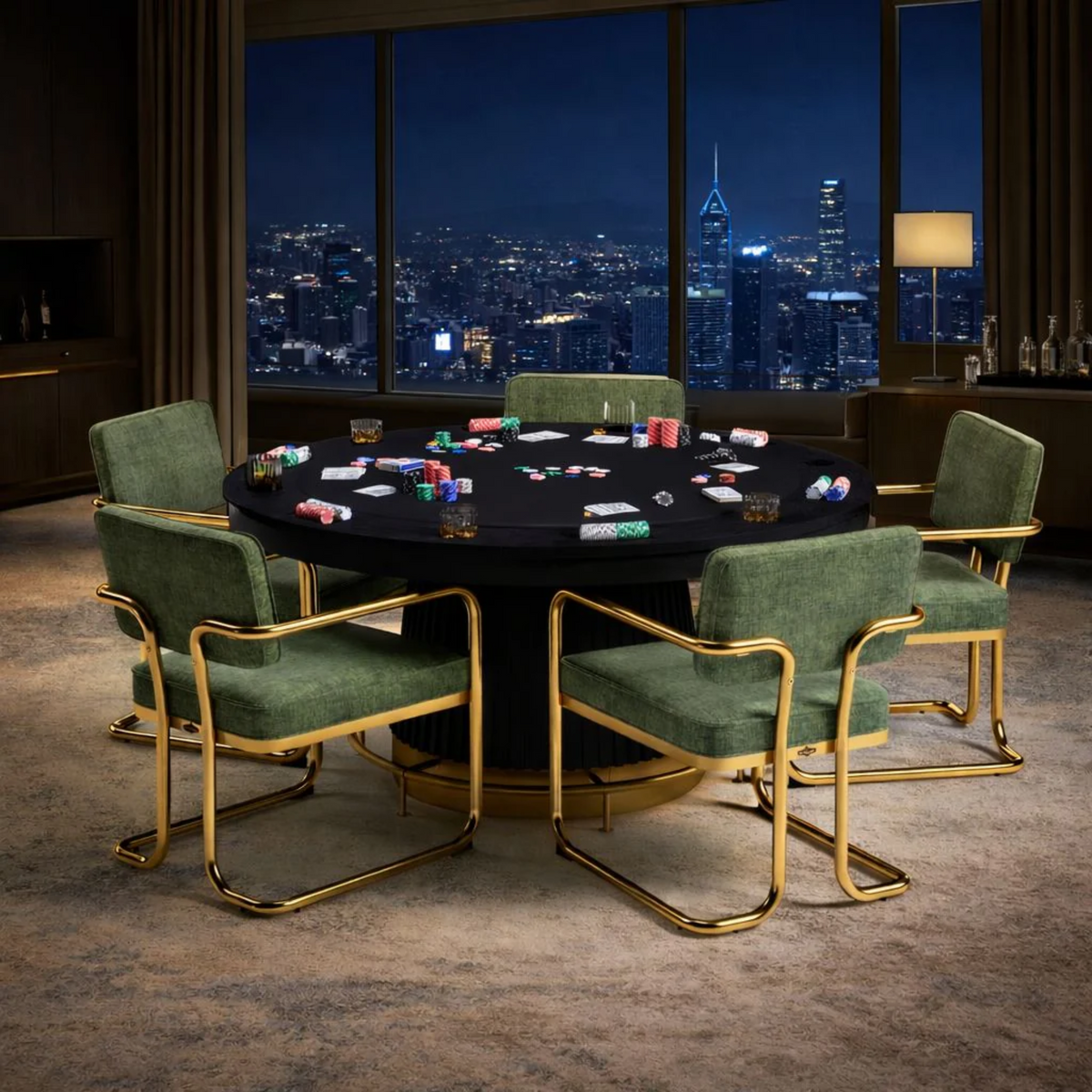RAM Game Room Prohibition 60" Poker Table