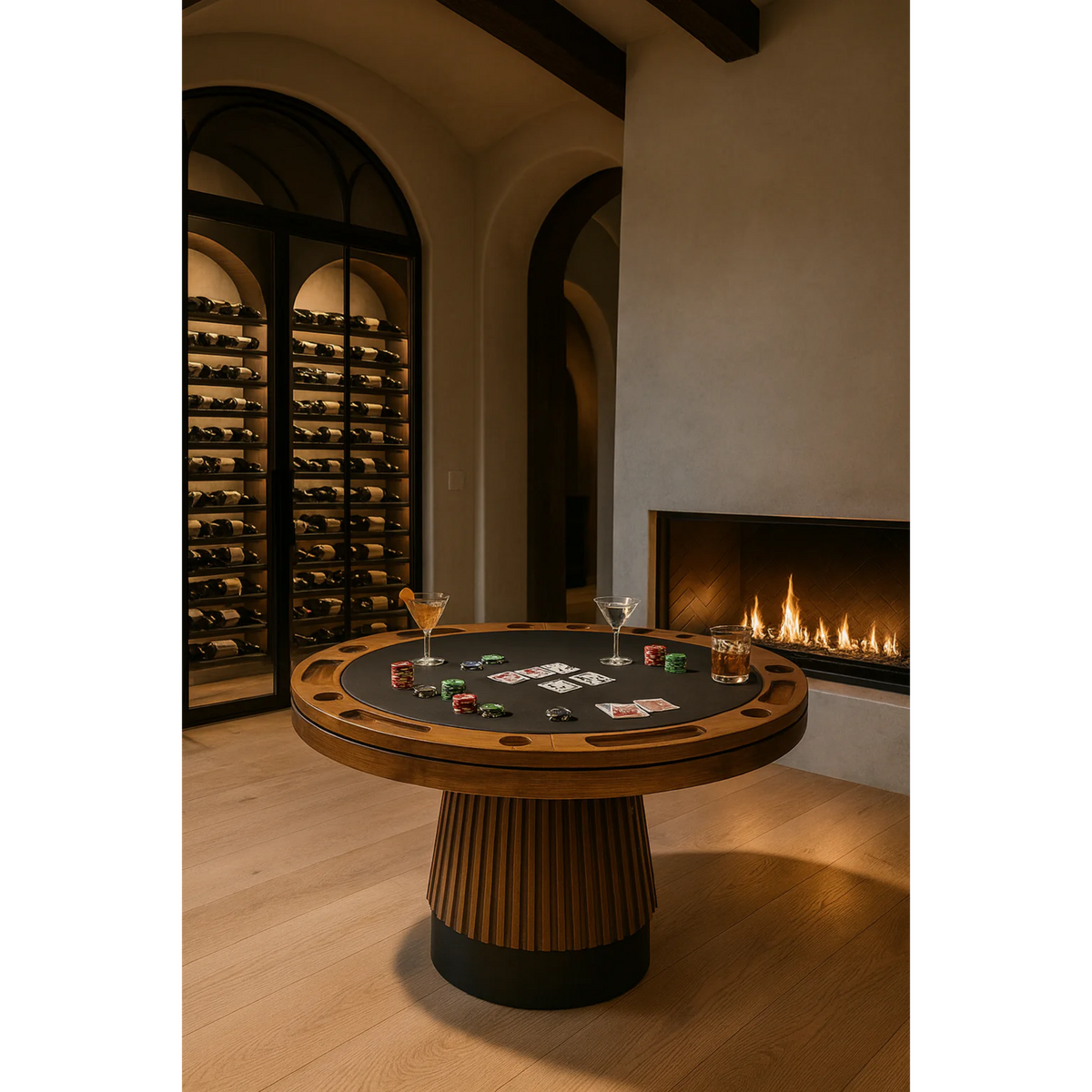 RAM Game Room Prohibition 48" 2 in 1 Poker Table