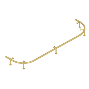 RAM Game Room Prohibition 60" Cocktail Bar Footrail