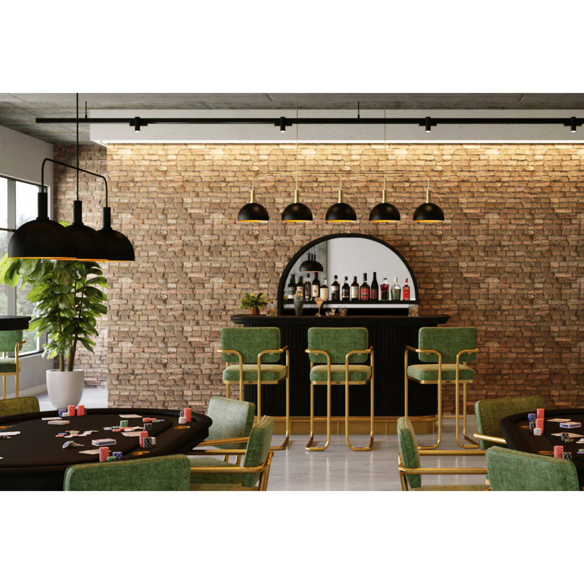 RAM Game Room Prohibition Series Back Bar