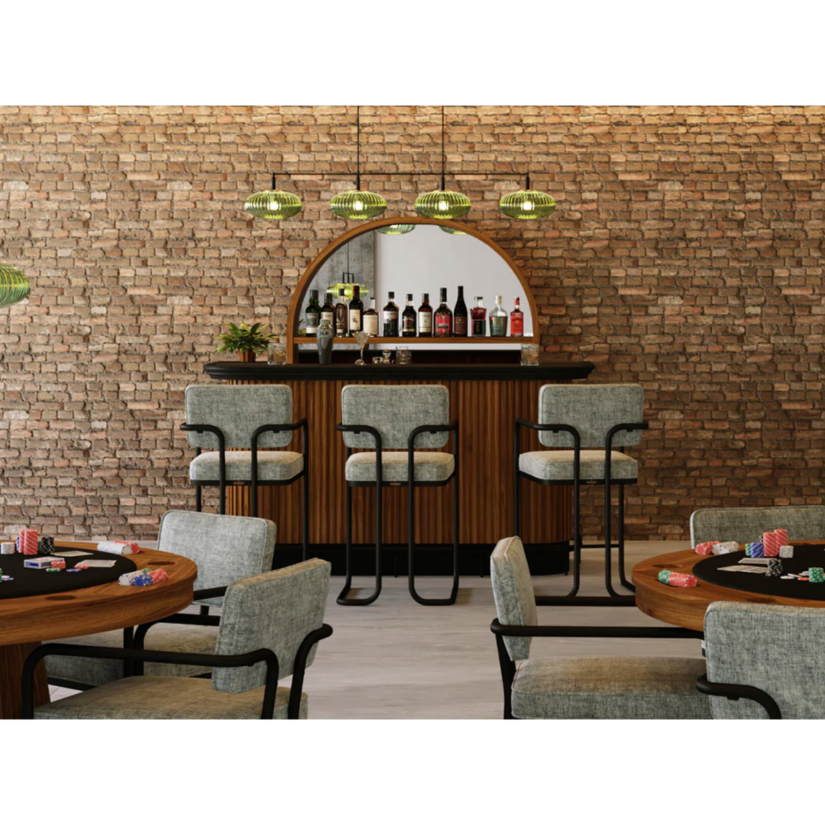 RAM Game Room Prohibition Series Back Bar