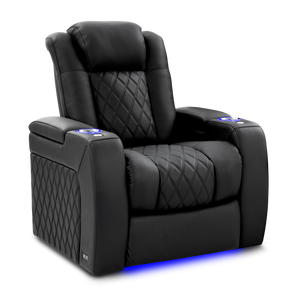 Valencia Tuscany Ultimate Edition Home Theater Seating | Perforated Semi-Aniline Italian Nappa 20K Leather Power Recliner