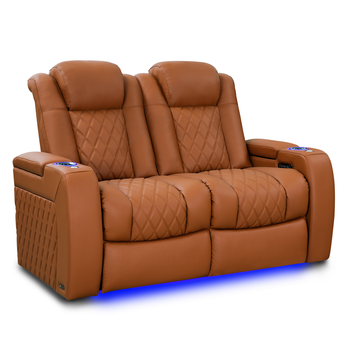 Valencia Tuscany Ultimate Edition Home Theater Seating | Perforated Semi-Aniline Italian Nappa 20K Leather Power Recliner