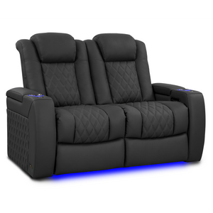 Valencia Tuscany Luxury Edition Home Theater Seating | Semi-Aniline Italian Nappa Leather Power Recliner