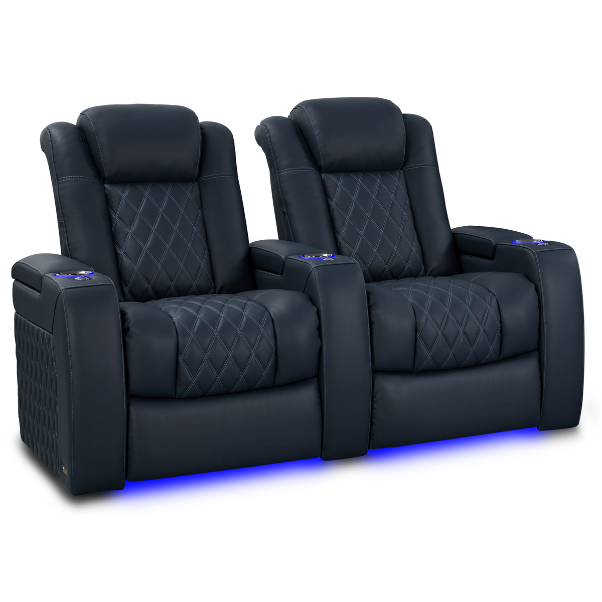 Valencia Tuscany Luxury Edition Home Theater Seating | Semi-Aniline Italian Nappa Leather Power Recliner