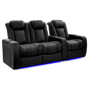 Valencia Tuscany Ultimate Edition Home Theater Seating | Perforated Semi-Aniline Italian Nappa 20K Leather Power Recliner
