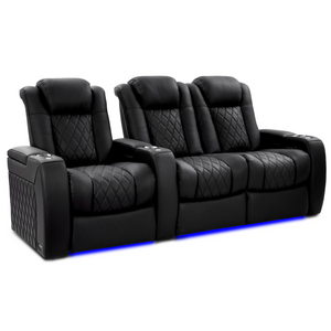 Valencia Tuscany Ultimate Edition Home Theater Seating | Perforated Semi-Aniline Italian Nappa 20K Leather Power Recliner