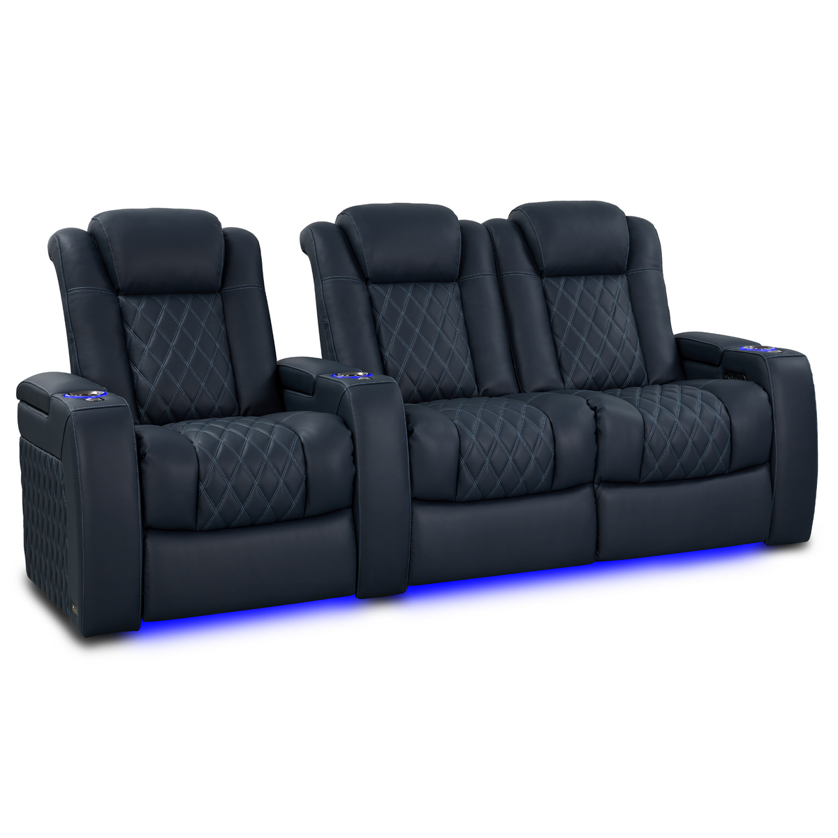Valencia Tuscany Luxury Edition Home Theater Seating | Semi-Aniline Italian Nappa Leather Power Recliner