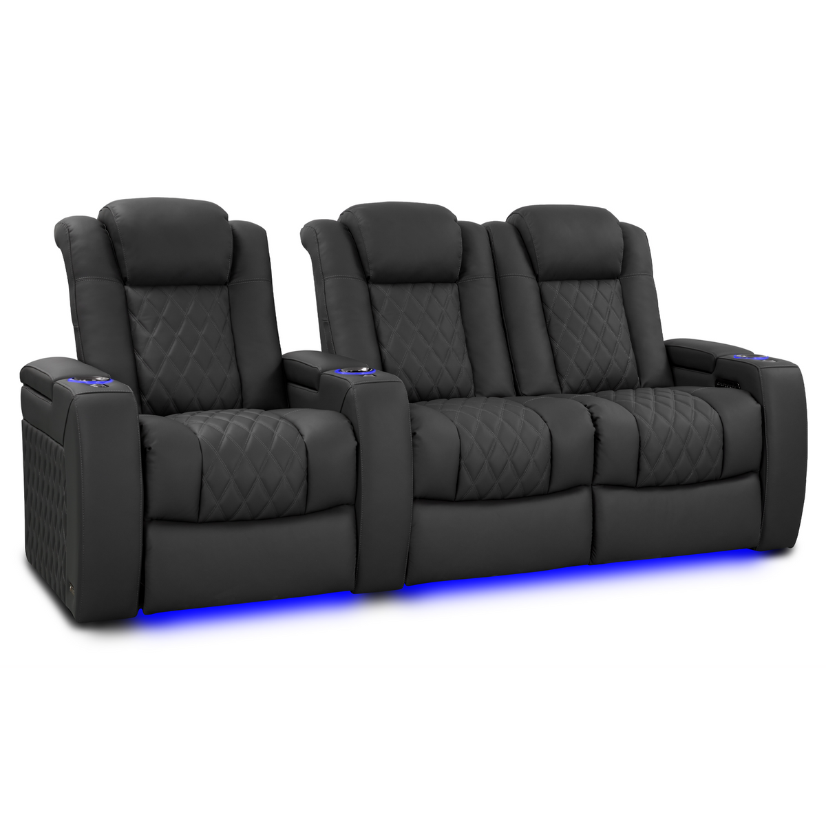 Valencia Tuscany Luxury Edition Home Theater Seating | Semi-Aniline Italian Nappa Leather Power Recliner