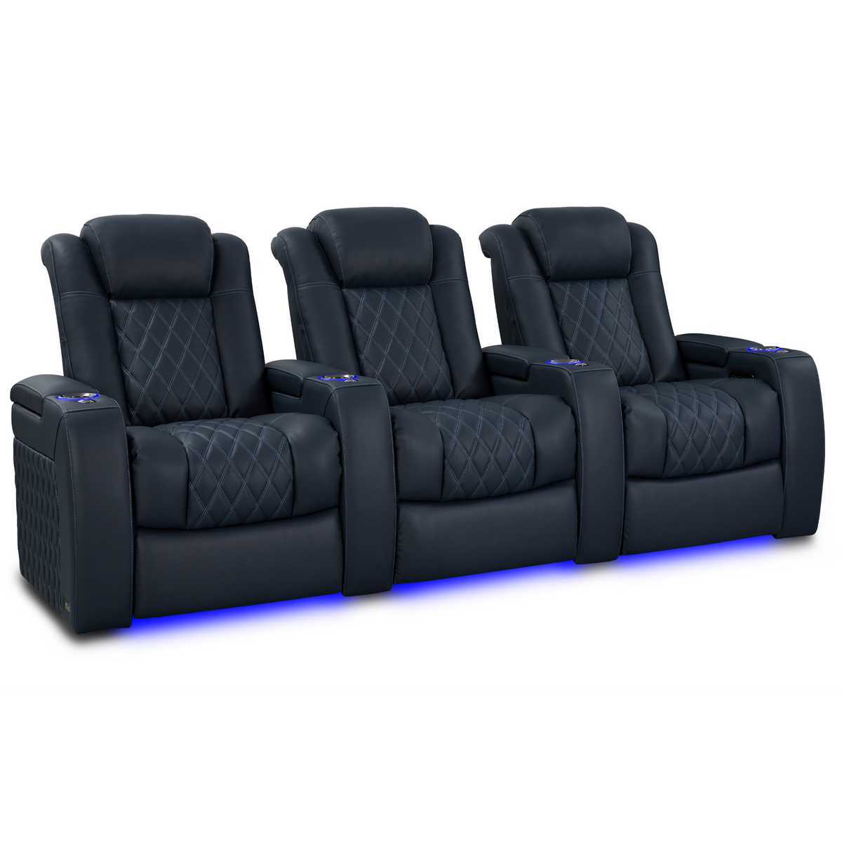 Valencia Tuscany Luxury Edition Home Theater Seating | Semi-Aniline Italian Nappa Leather Power Recliner