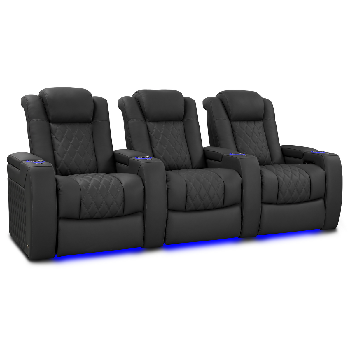 Valencia Tuscany Luxury Edition Home Theater Seating | Semi-Aniline Italian Nappa Leather Power Recliner