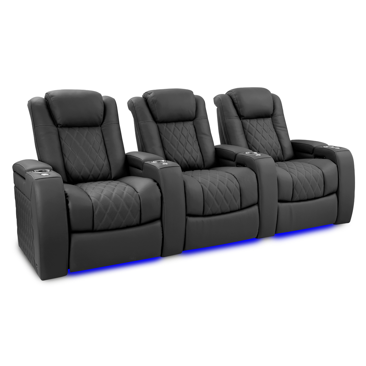 Valencia Tuscany Ultimate Edition Home Theater Seating | Perforated Semi-Aniline Italian Nappa 20K Leather Power Recliner