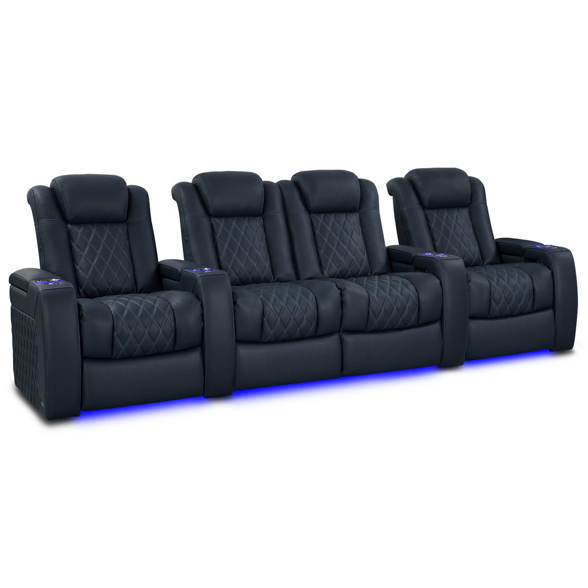 Valencia Tuscany Luxury Edition Home Theater Seating | Semi-Aniline Italian Nappa Leather Power Recliner
