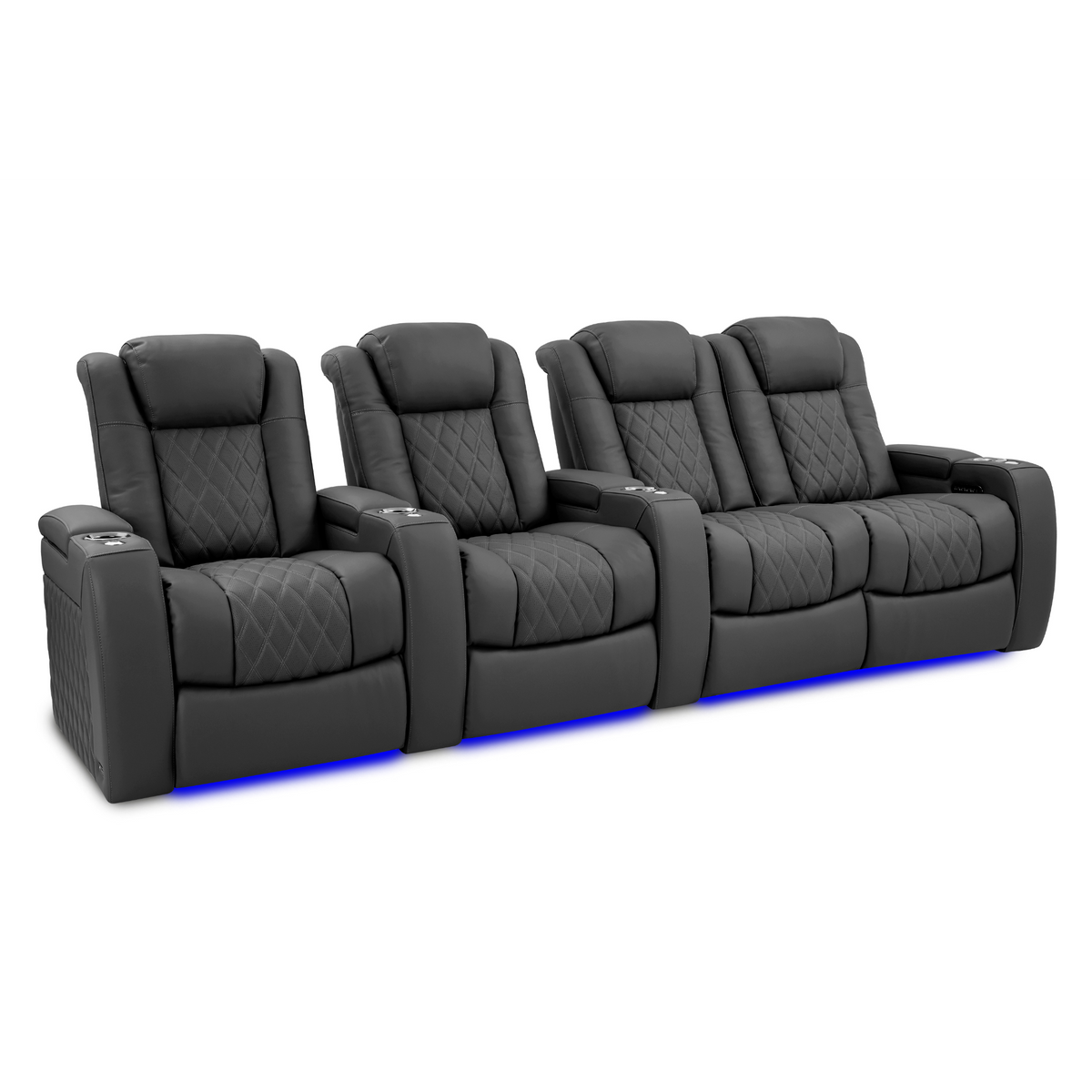 Valencia Tuscany Ultimate Edition Home Theater Seating | Perforated Semi-Aniline Italian Nappa 20K Leather Power Recliner