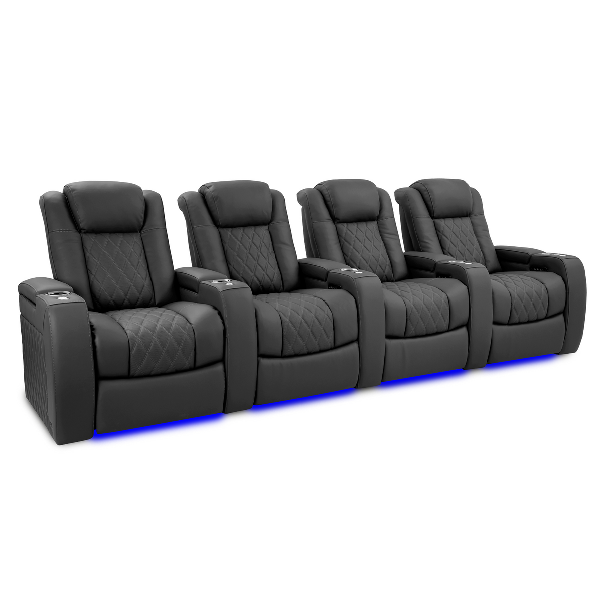 Valencia Tuscany Ultimate Edition Home Theater Seating | Perforated Semi-Aniline Italian Nappa 20K Leather Power Recliner