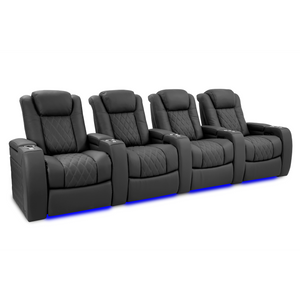 Valencia Tuscany Ultimate Edition Home Theater Seating | Perforated Semi-Aniline Italian Nappa 20K Leather Power Recliner