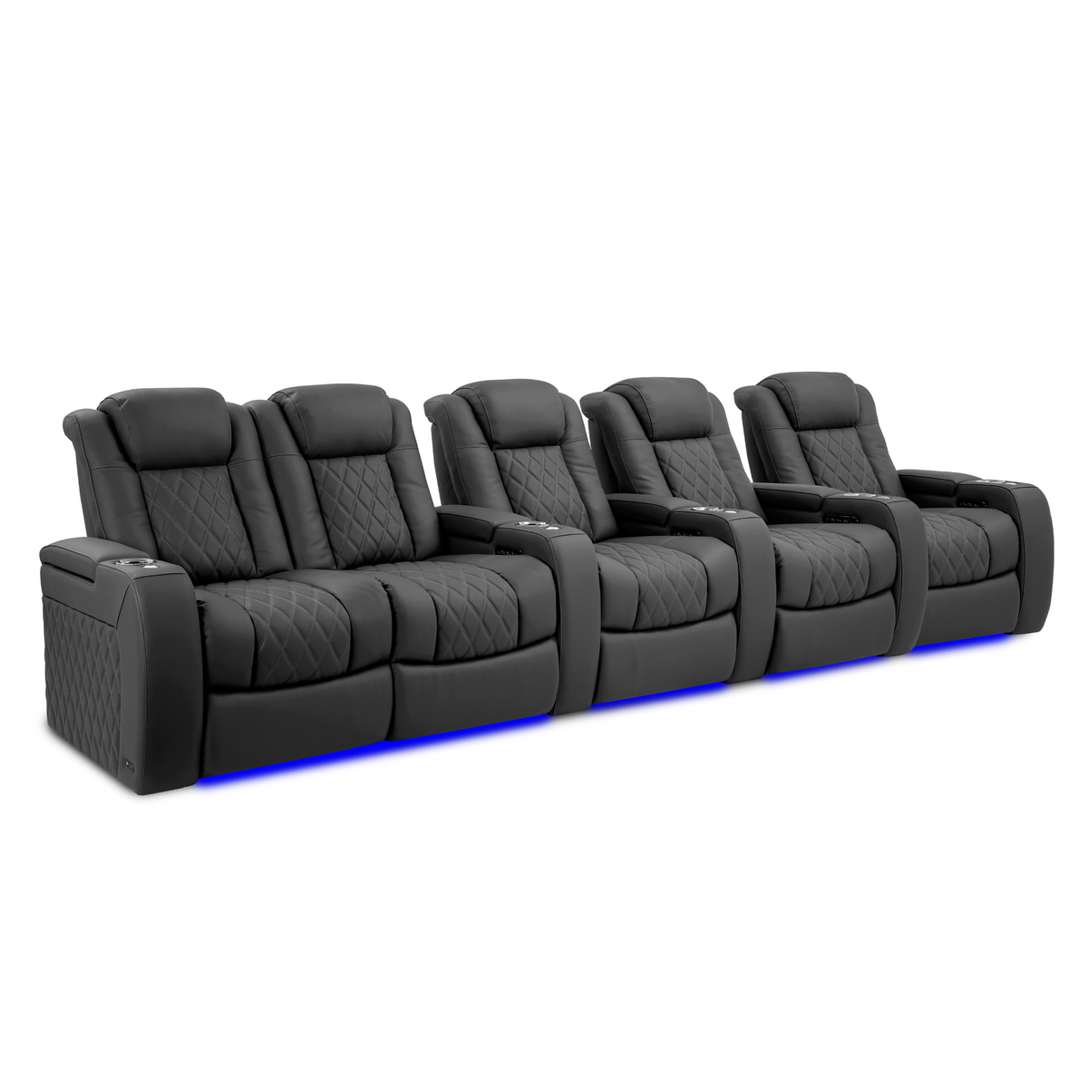 Valencia Tuscany Ultimate Edition Home Theater Seating | Perforated Semi-Aniline Italian Nappa 20K Leather Power Recliner