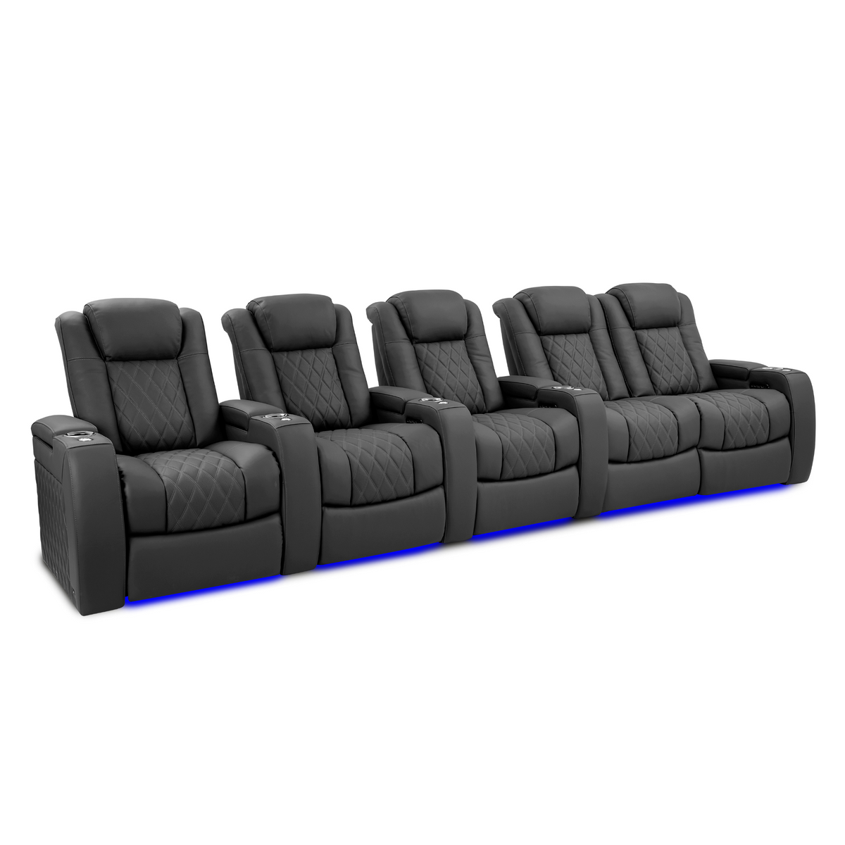 Valencia Tuscany Ultimate Edition Home Theater Seating | Perforated Semi-Aniline Italian Nappa 20K Leather Power Recliner