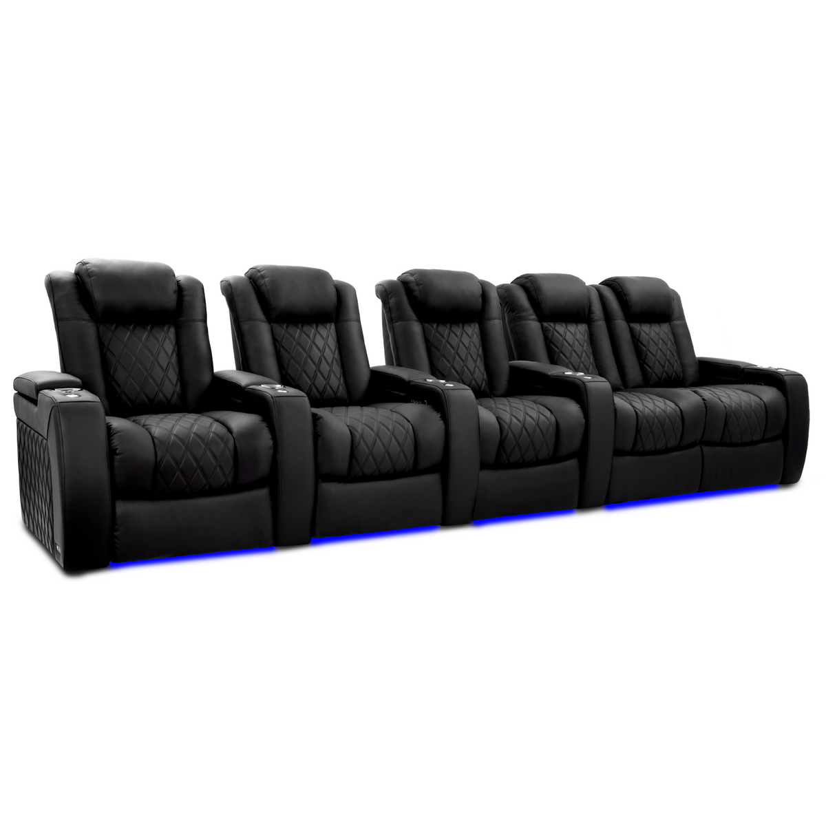 Valencia Tuscany Ultimate Edition Home Theater Seating | Perforated Semi-Aniline Italian Nappa 20K Leather Power Recliner