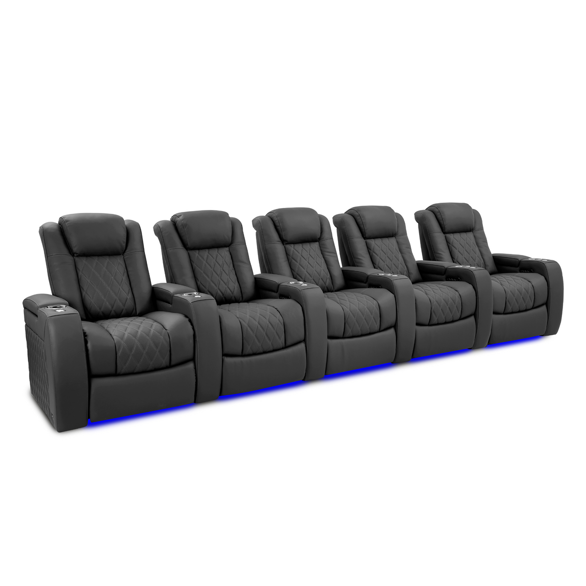 Valencia Tuscany Ultimate Edition Home Theater Seating | Perforated Semi-Aniline Italian Nappa 20K Leather Power Recliner