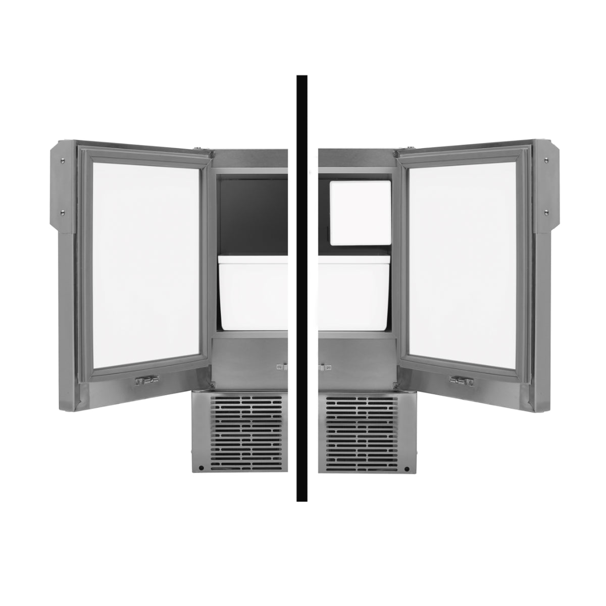 Whynter 14'' Undercounter Automatic Stainless Steel Marine Ice Maker 23lb Daily Output