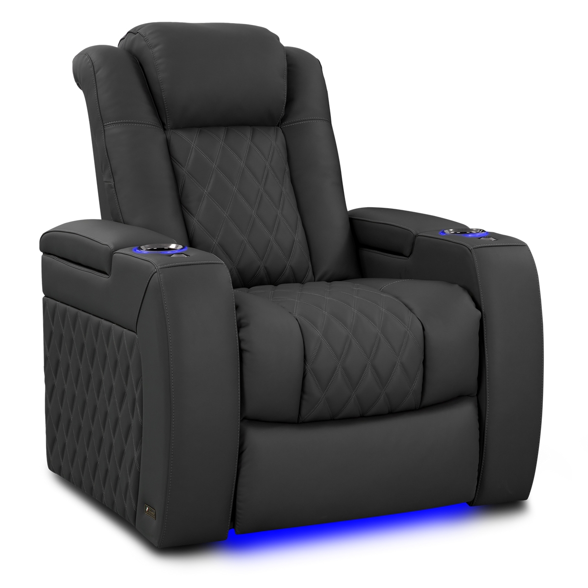 Valencia Tuscany Luxury Edition Home Theater Seating | Semi-Aniline Italian Nappa Leather Power Recliner