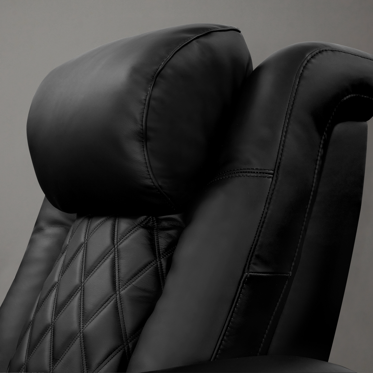 Valencia Tuscany Luxury Edition power adjustable motorized headrest detail