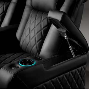 Valencia Tuscany Luxury Edition hidden arm storage compartment detail