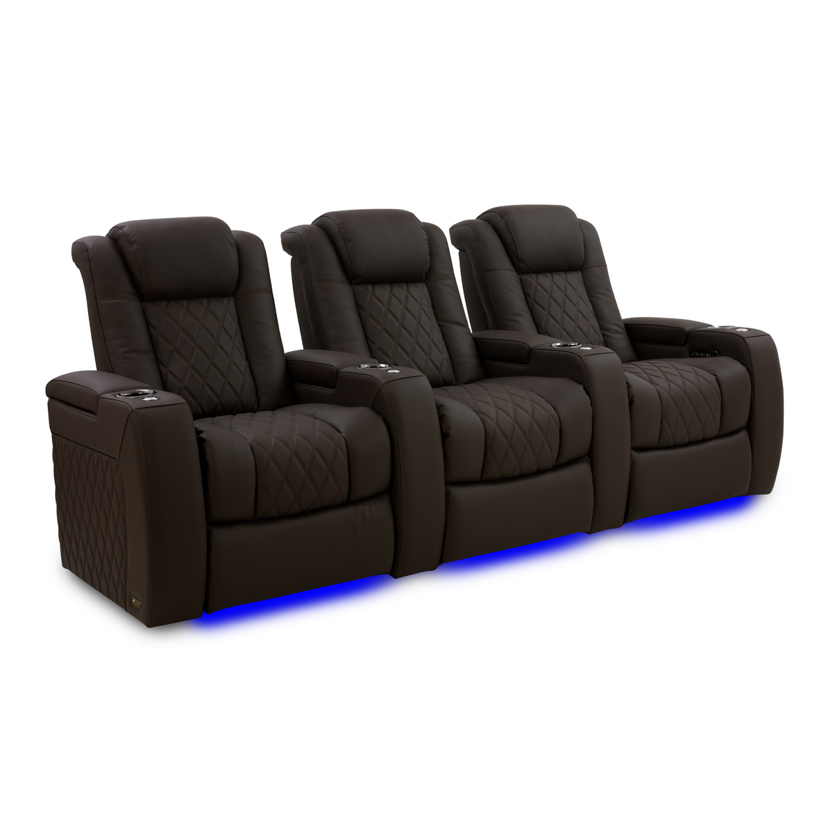 Valencia Tuscany Ultimate Edition Home Theater Seating | Perforated Semi-Aniline Italian Nappa 20K Leather Power Recliner