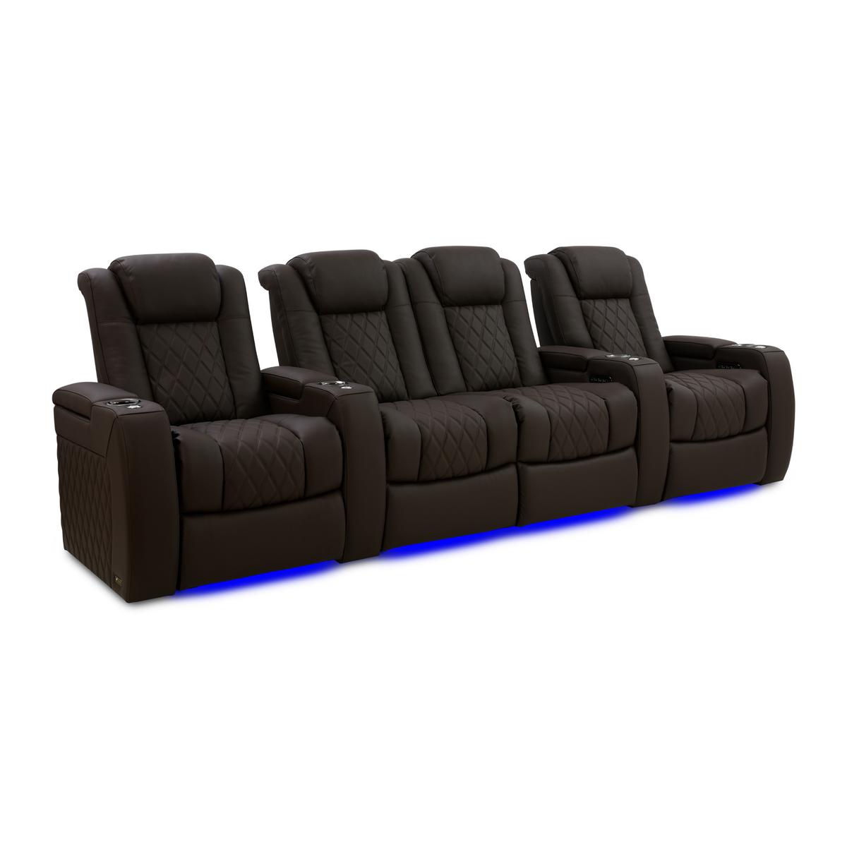 Valencia Tuscany Ultimate Edition Home Theater Seating | Perforated Semi-Aniline Italian Nappa 20K Leather Power Recliner