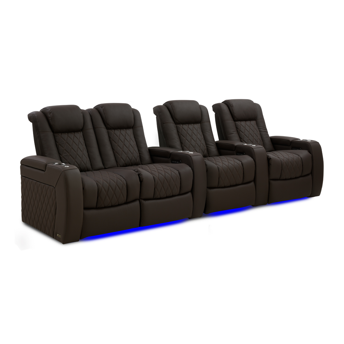 Valencia Tuscany Ultimate Edition Home Theater Seating | Perforated Semi-Aniline Italian Nappa 20K Leather Power Recliner