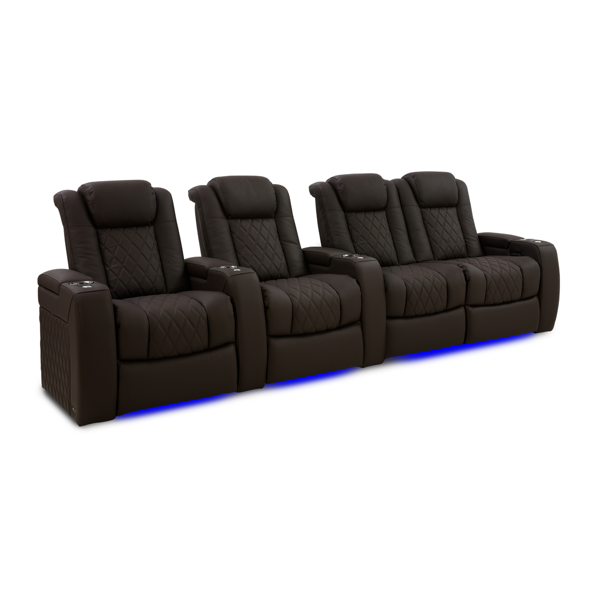 Valencia Tuscany Ultimate Edition Home Theater Seating | Perforated Semi-Aniline Italian Nappa 20K Leather Power Recliner