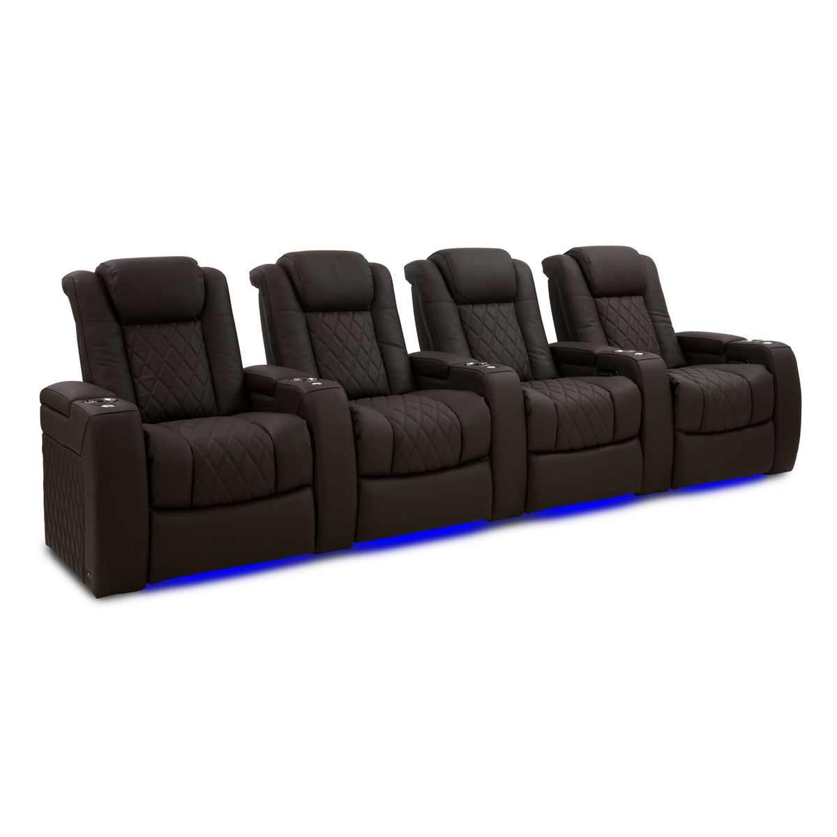Valencia Tuscany Ultimate Edition Home Theater Seating | Perforated Semi-Aniline Italian Nappa 20K Leather Power Recliner
