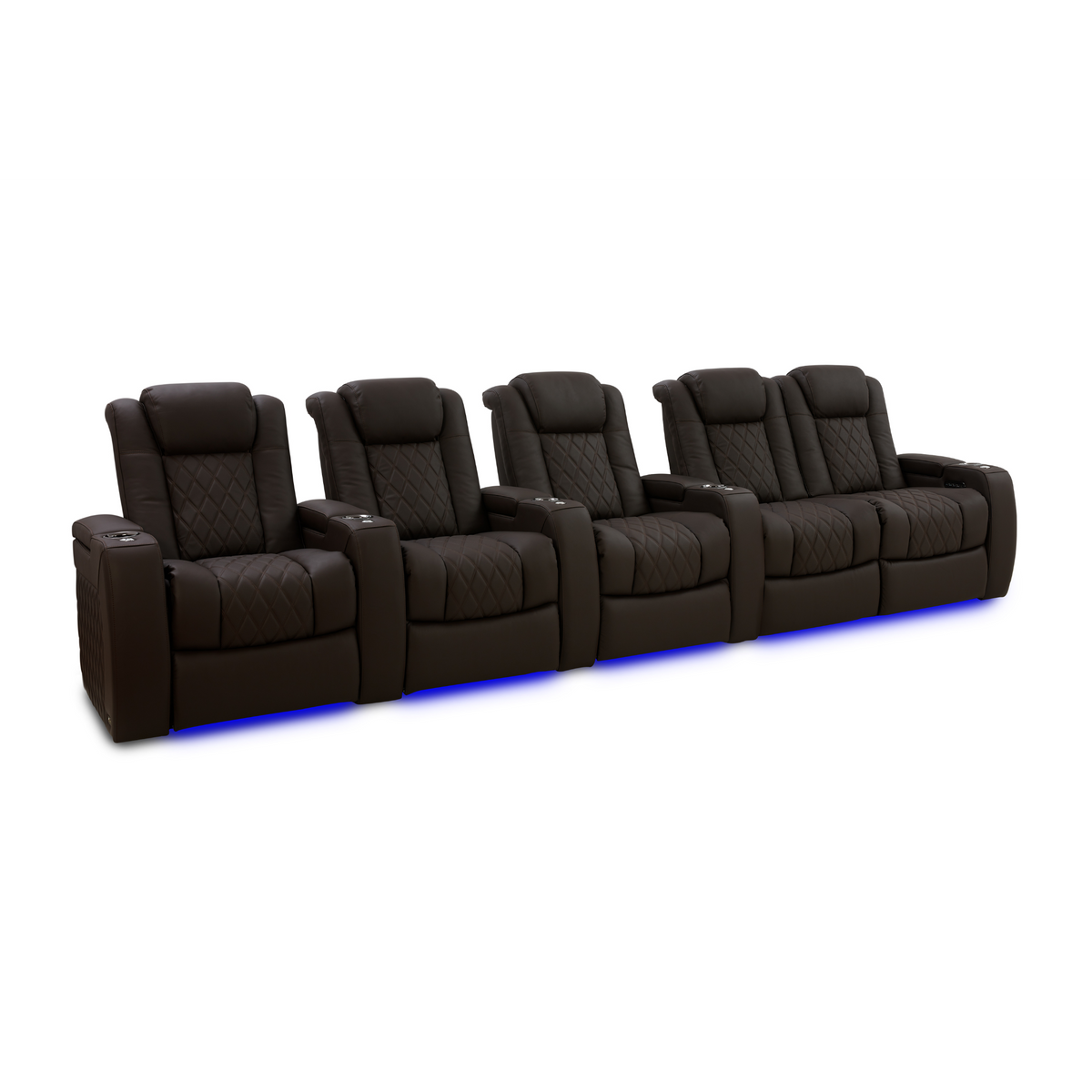 Valencia Tuscany Ultimate Edition Home Theater Seating | Perforated Semi-Aniline Italian Nappa 20K Leather Power Recliner