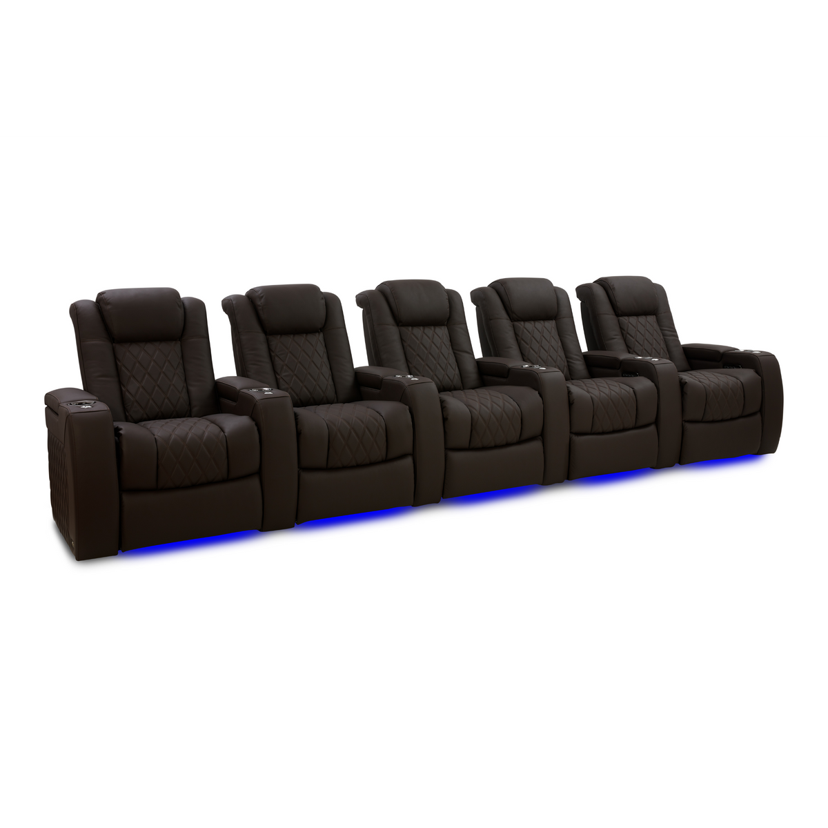 Valencia Tuscany Ultimate Edition Home Theater Seating | Perforated Semi-Aniline Italian Nappa 20K Leather Power Recliner