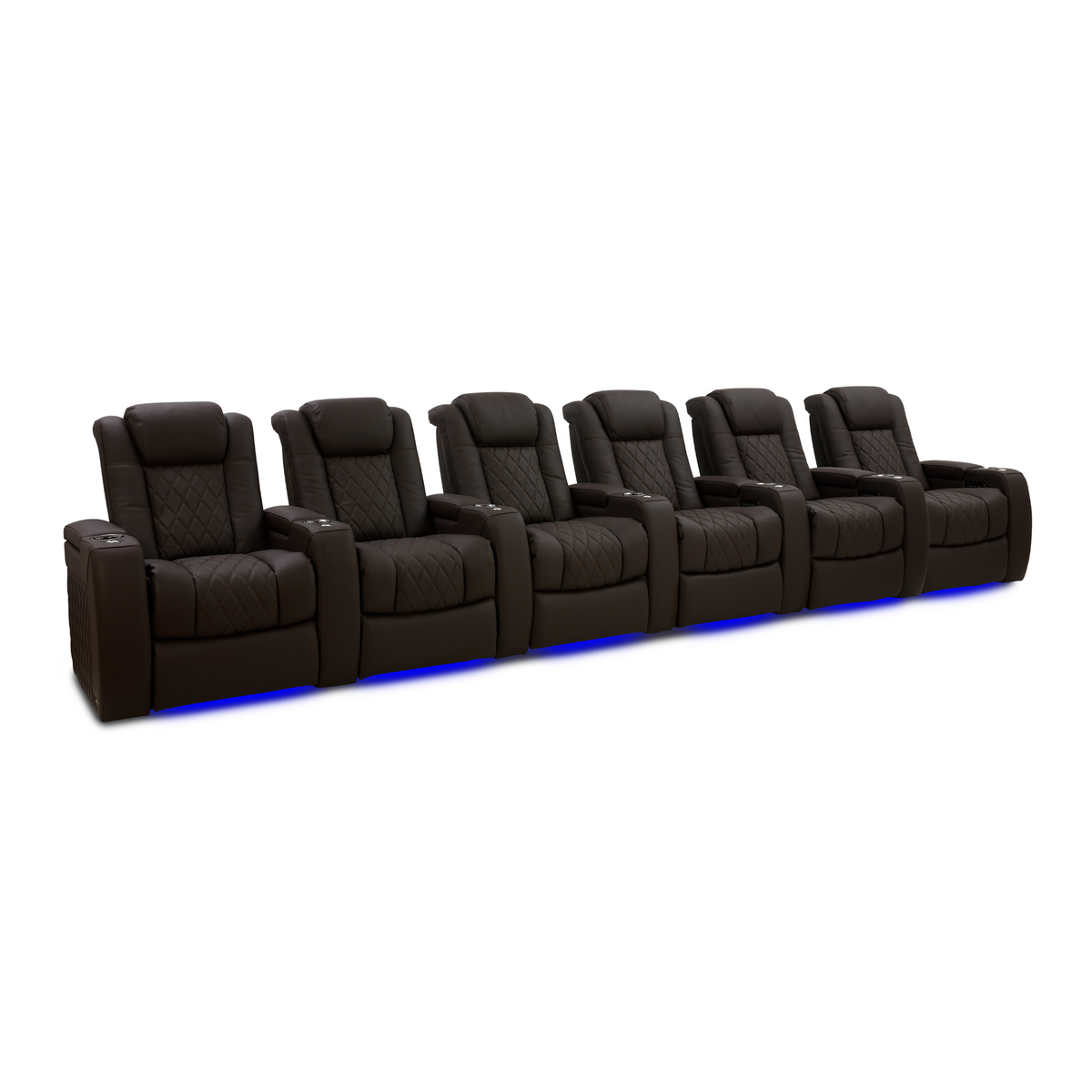Valencia Tuscany Ultimate Edition Home Theater Seating | Perforated Semi-Aniline Italian Nappa 20K Leather Power Recliner