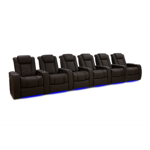 Valencia Tuscany Ultimate Edition Home Theater Seating | Perforated Semi-Aniline Italian Nappa 20K Leather Power Recliner
