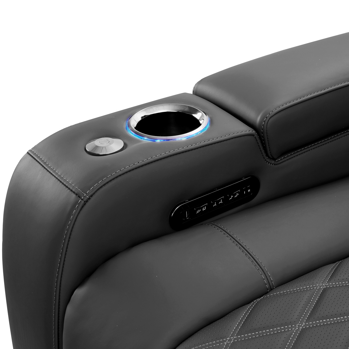 Valencia Tuscany Ultimate Edition Home Theater Seating | Perforated Semi-Aniline Italian Nappa 20K Leather Power Recliner