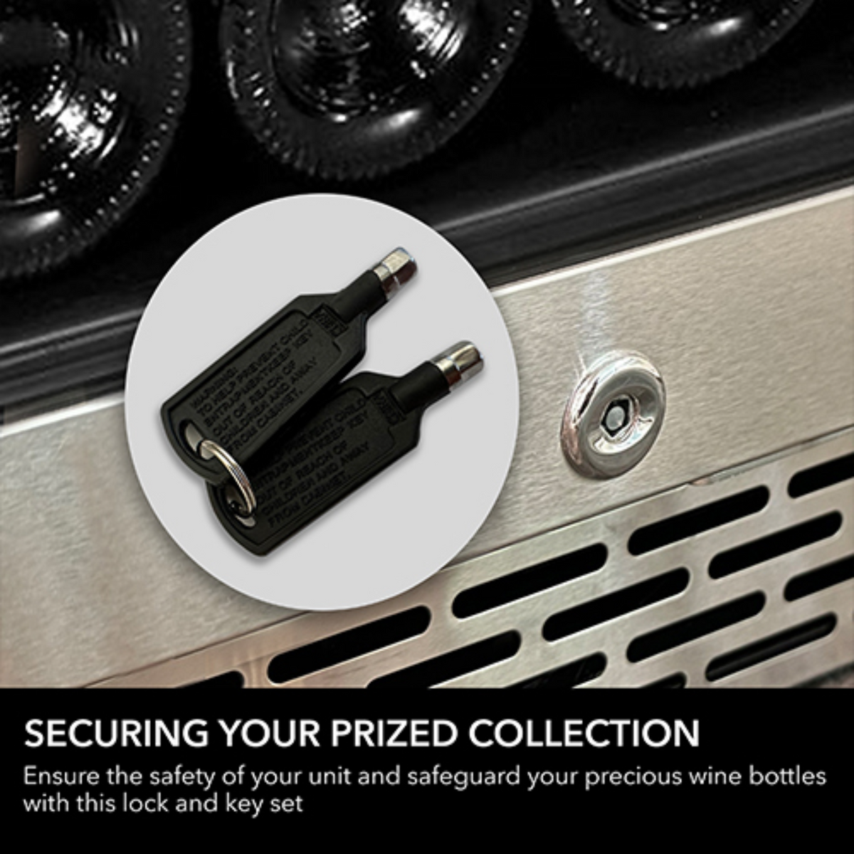 Whynter 24 inch Built-In 46 Bottle Undercounter Stainless Steel Wine Refrigerator