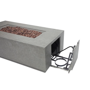 Elementi Plus Andes 66" Rectangular Fire Table — Propane