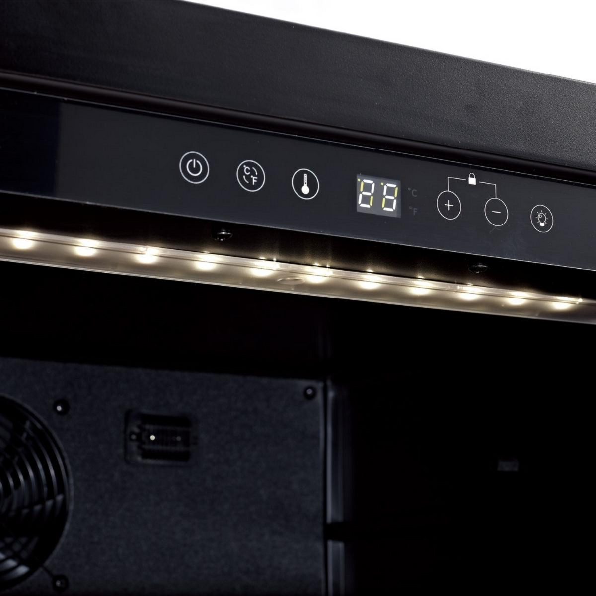 KingsBottle Upright Wine & Beverage Cooler Combo With Triple Temp. Zones