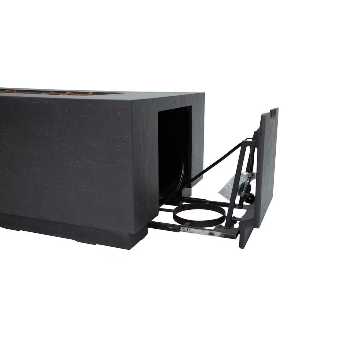 Elementi Plus Andes 66" Rectangular Fire Table — Propane