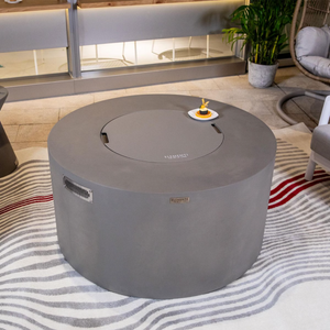 Elementi Plus Pacaya 43" Round Fire Table with Hidden Tank — Propane