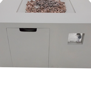 Elementi Plus Rocky 43" Square Fire Table — Propane