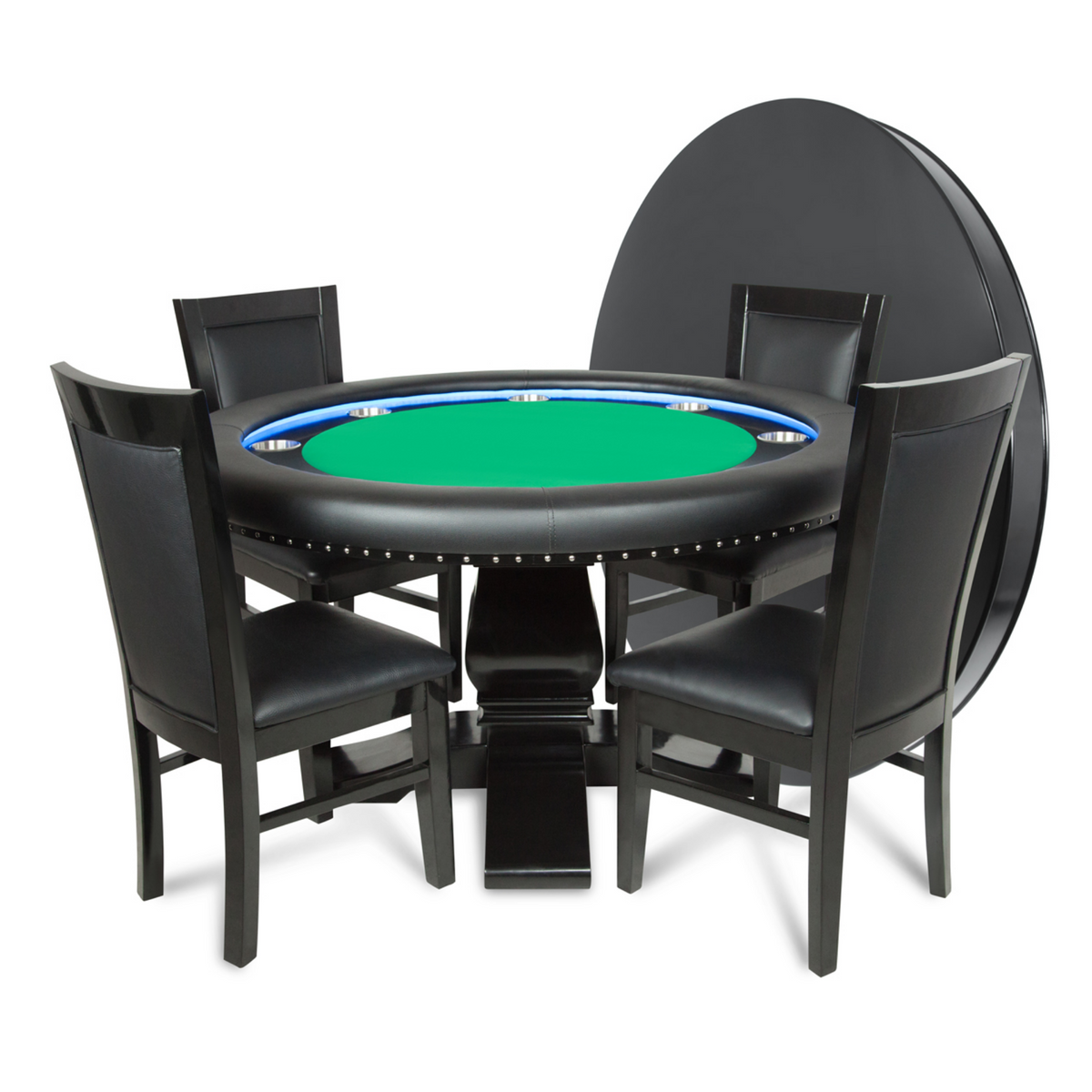 BBO Ginza LED Round Poker Table